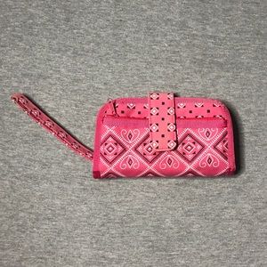 PINK BANDANNA PRINT WALLET
